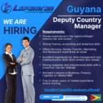 Deputy Country Manager – Laparkan Guyana Operations