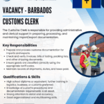 Customs Clerk – Barbados Office