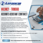 Accounts Assistant (Contract) – Trinidad