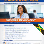 CUSTOMER SERVICE AGENT – Jamaica – Montego Bay
