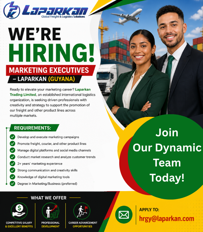 Marketing Executive – Guyana